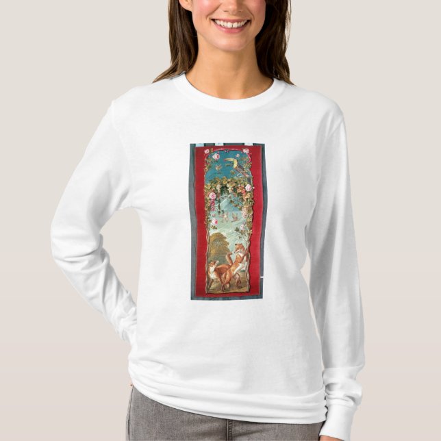 T-shirt La fable d'Ésope le Fox et les raisins (Devant)