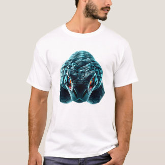 T-shirt La Face De Serpent Flotte Librement