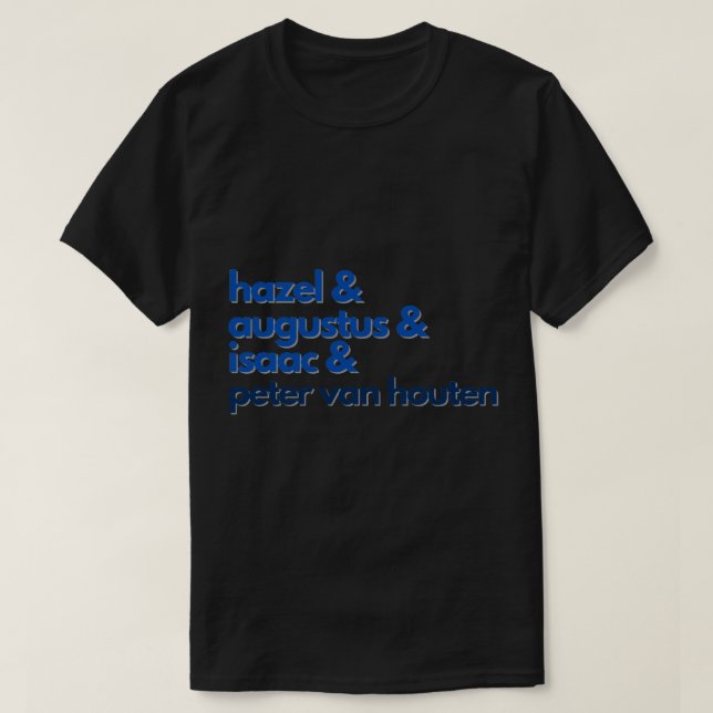T-shirt La faille dans nos étoiles caractères (Design devant)