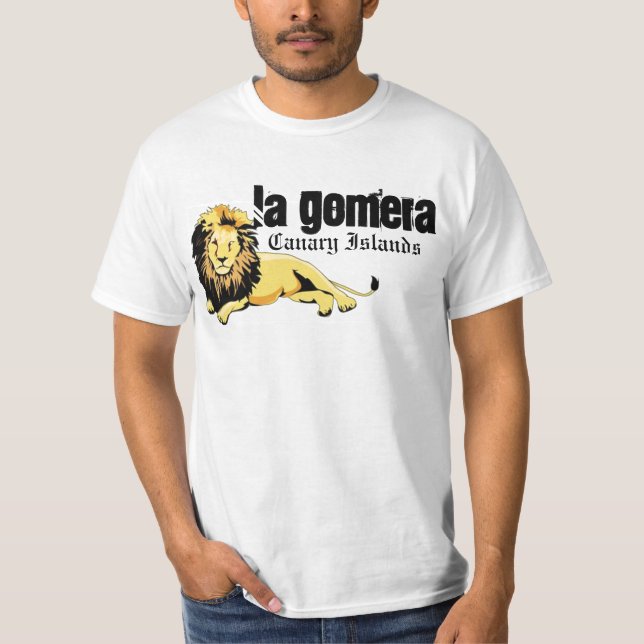 T-shirt La faite sur commande Gomera, Îles Canaries (Devant)