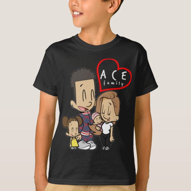 T-shirt la famille ace (Devant)