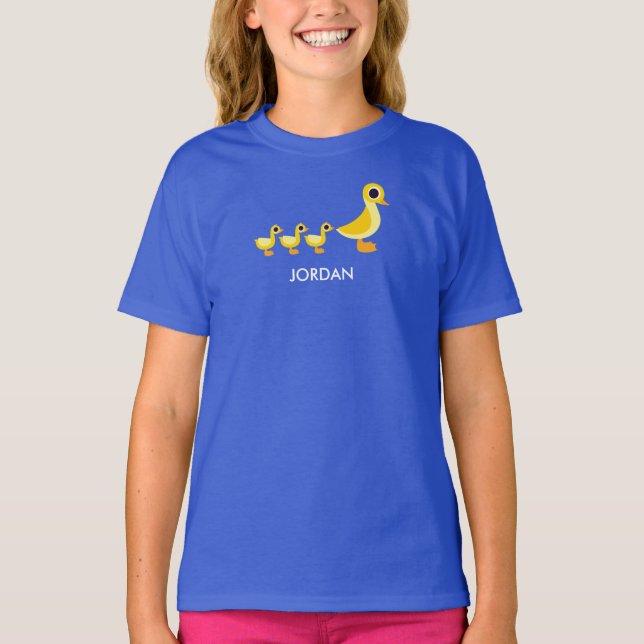 T-shirt La famille de canard (Devant)