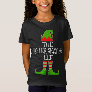 T-Shirt La famille de jumelage Elf Cute Group Roller Skati