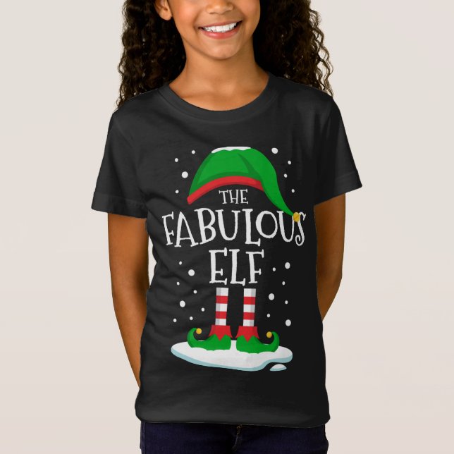 T-Shirt La famille de Noël des elfes fabuleux qui correspo (Devant)