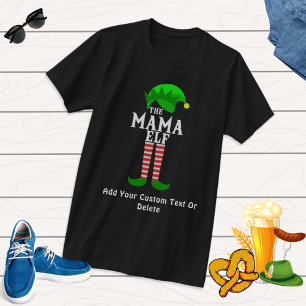 T-shirt La famille de Noël ELF Mama