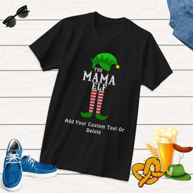 T-shirt La famille de Noël ELF Mama (Créateur téléchargé)