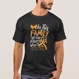 T-shirt La famille de sensibilisation au ruban cancéreux