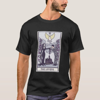 T-shirt La famille des amoureux tarot Addams