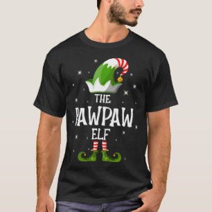 T-shirt La famille des elfes PawPaw qui correspond à Noël