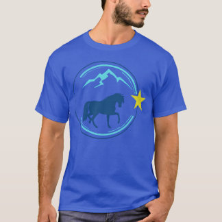 T-shirt La famille des étoiles de cheval