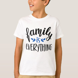 T-shirt "La famille est" Heart & Vine - Tout sentiment 