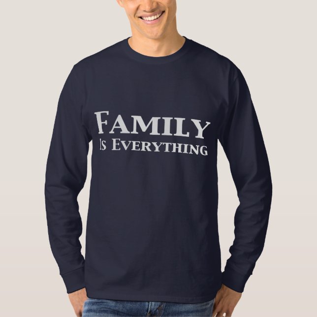 T-shirt La famille est tout des cadeaux (Devant)