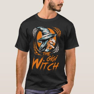 T-shirt La famille Gigi Witch jumelle grand-mère Hallowe
