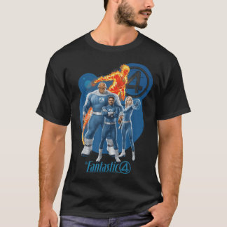 T-shirt La famille héroïque des premiers pas de Marvelhe F