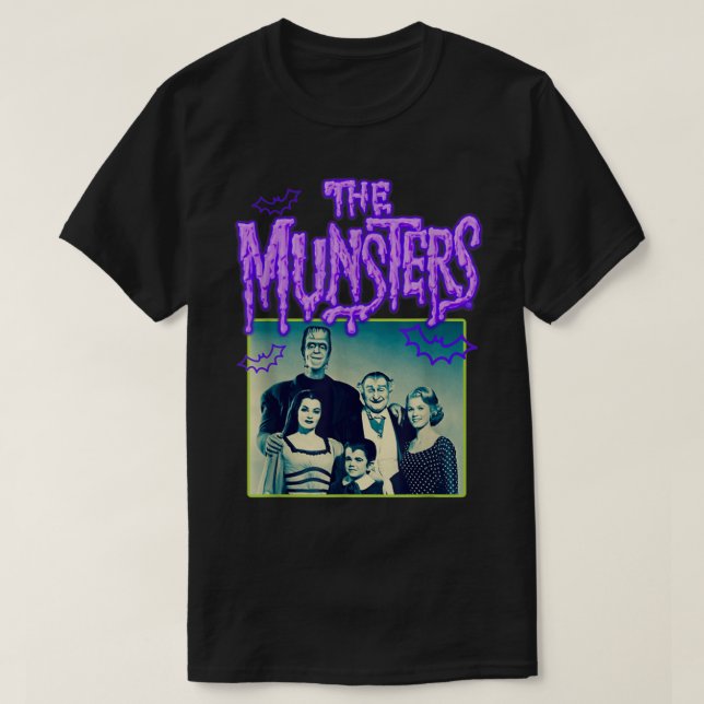 T-shirt La famille Munster Art Design Tee Legends  (Design devant)