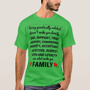 T-shirt La famille n'a pas de sang