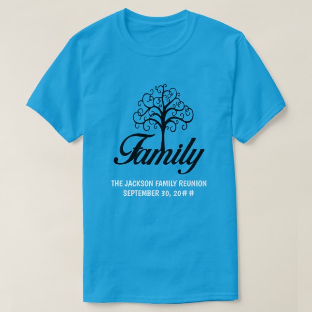 T-shirt La famille riante (Design devant)