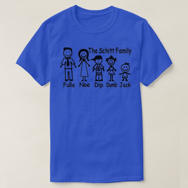 T-shirt La famille Schitt (Design devant)
