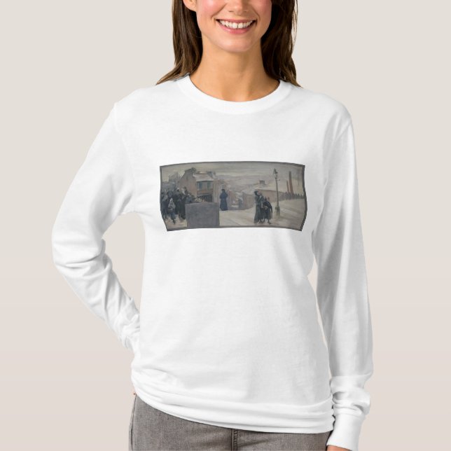 T-shirt La famine entre 1870-71, 1889 (Devant)