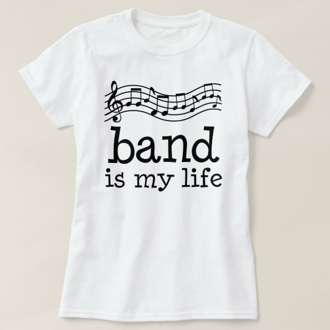 T-shirt La fanfare est ma vie (Design devant)