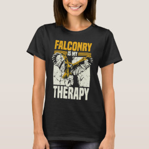 T-shirt La fauconnerie est ma thérapie Fauconnier