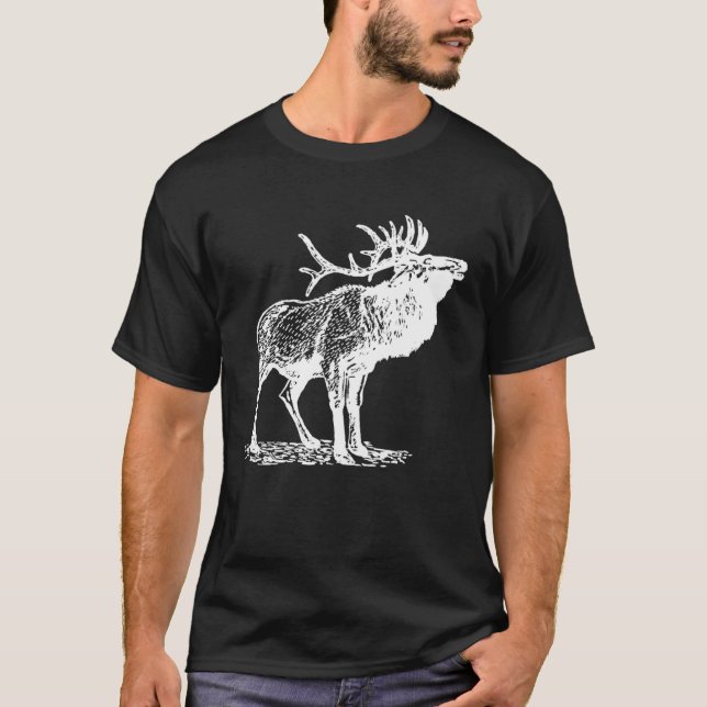 T-shirt La faune de l'orignal (Devant)