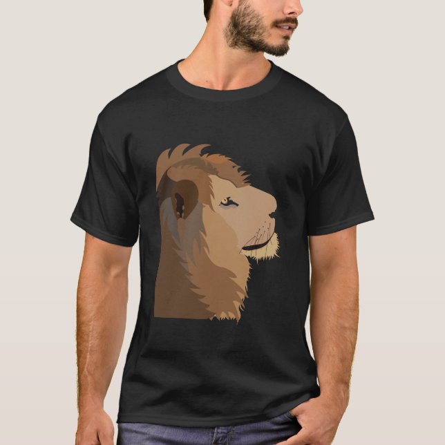 T-shirt La faune du lion (Devant)