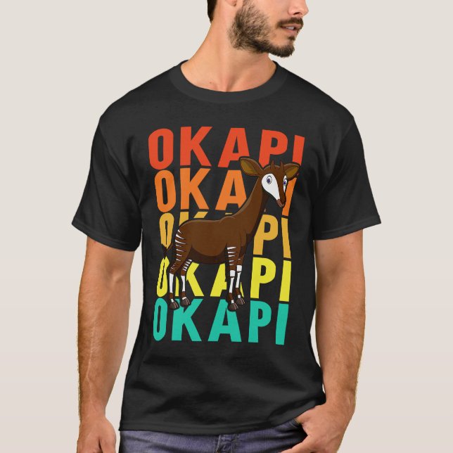 T-shirt La faune okapi (Devant)
