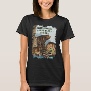 T-shirt La Faune vintage Qui A Invité Ces Personnes Tacky 
