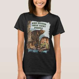 T-shirt La Faune vintage Qui A Invité Ces Personnes Tacky