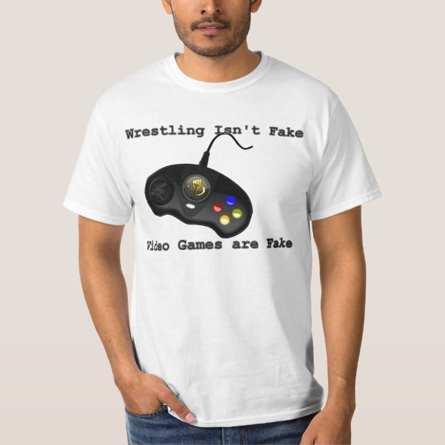 T-shirt La "fausse" chemise (Devant)