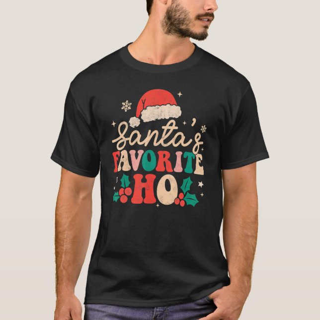 T-shirt La Favorite de Santa (Devant)