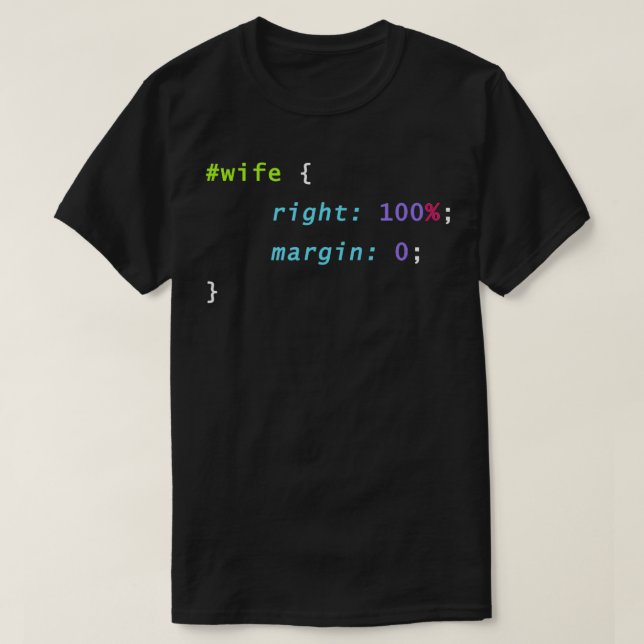 T-shirt La Femme A Toujours Raison Codage De Programmation (Design devant)
