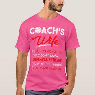 T-shirt La Femme De L'Entraîneur Water Polo Drôle Cadeau
