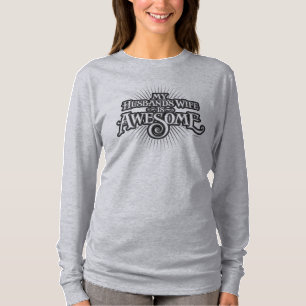 T-shirt La femme de mon mari est géniale