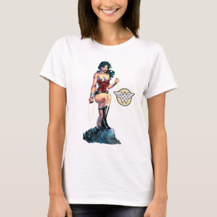 T-shirt La Femme des merveilles s'emparant de Lasso