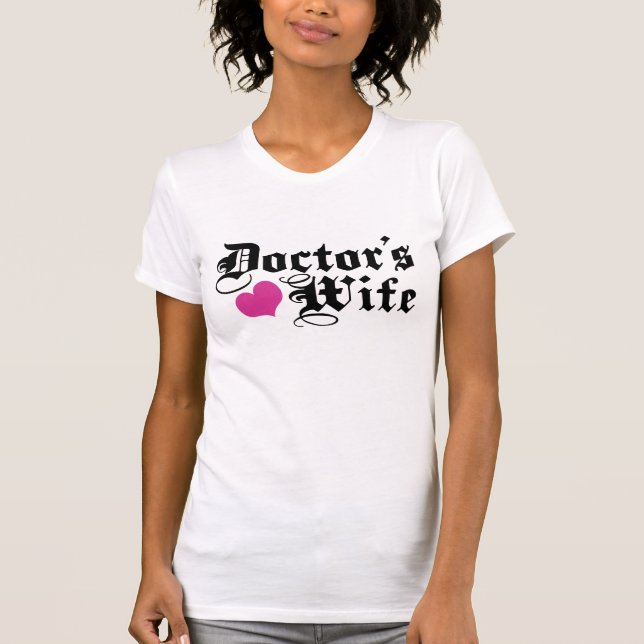 T-shirt La femme du docteur (Devant)