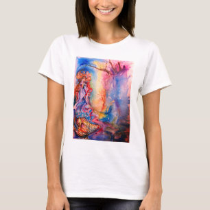 T-shirt LA FEMME DU LAC Arthurien Légende Aquarelle