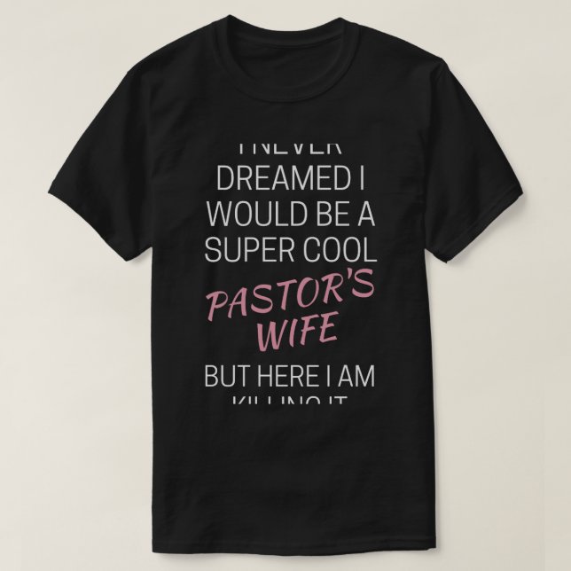 T-shirt La femme du pasteur (Design devant)