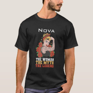 T-shirt La femme le mythe la légende Nova