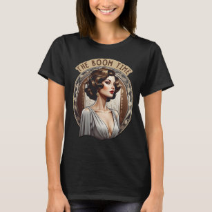 T-shirt La femme Vintage du Boom Time des années 1920