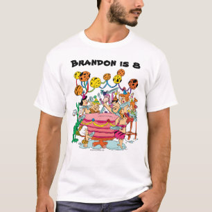 T-shirt La fête d'anniversaire des Flintstones  