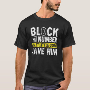 T-shirt La Fête De La Fraction Bloque Son Numéro Et Laisse
