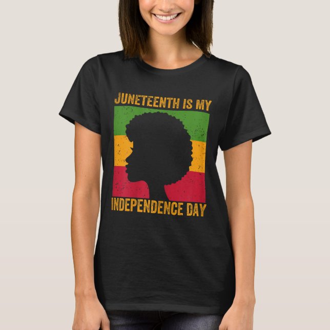 T-shirt La fête de la liberté des femmes Juneteenth - 19 j (Devant)