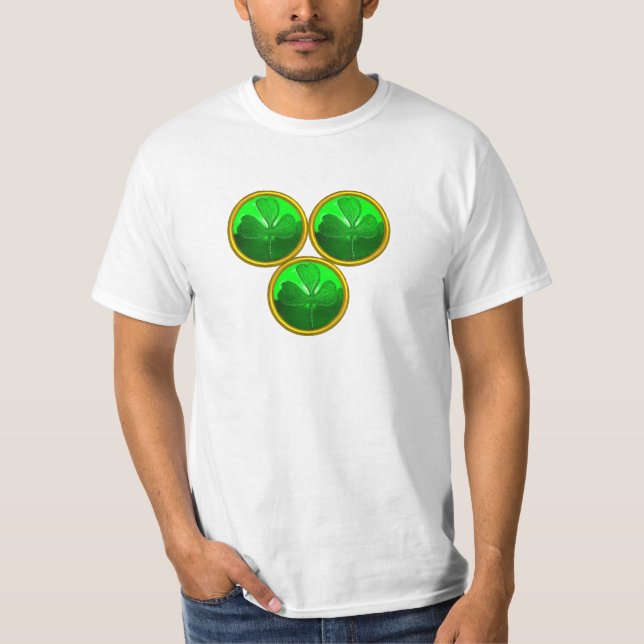 T-SHIRT LA FÊTE DE LA SAINT PATRICK TRINITÉ SHAMROCK (Devant)