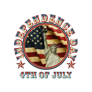 T-shirt La fête de l'indépendance du 4 juillet
