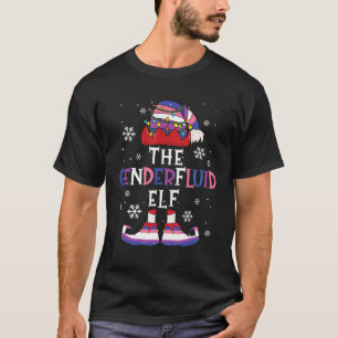 T-shirt La fête de Noël des elfes de Genderfluide