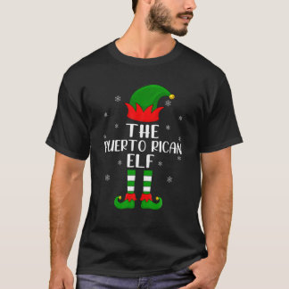 T-shirt La fête de Noël des elfes portoricains qui corresp