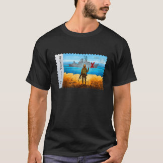 T-shirt La Fête des mères cite le timbre de l'Ukraine Vint