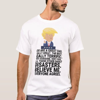 T-shirt La Fête des pères de Trump amusante